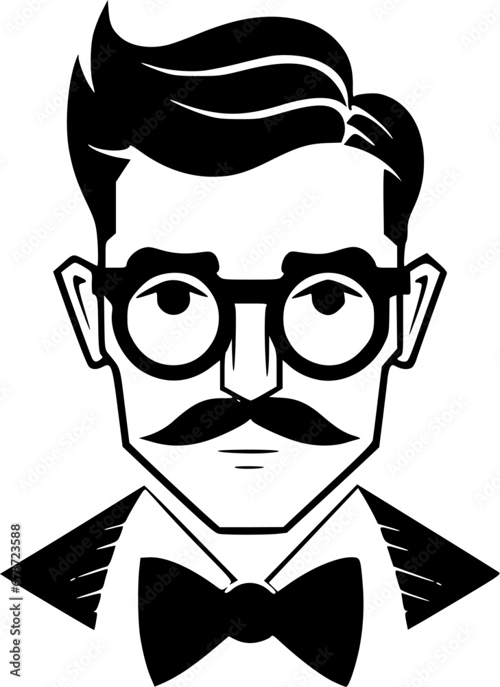 Fototapeta premium Teacher | Minimalist and Simple Silhouette - Vector illustration