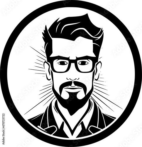 Teacher | Minimalist and Simple Silhouette - Vector illustration