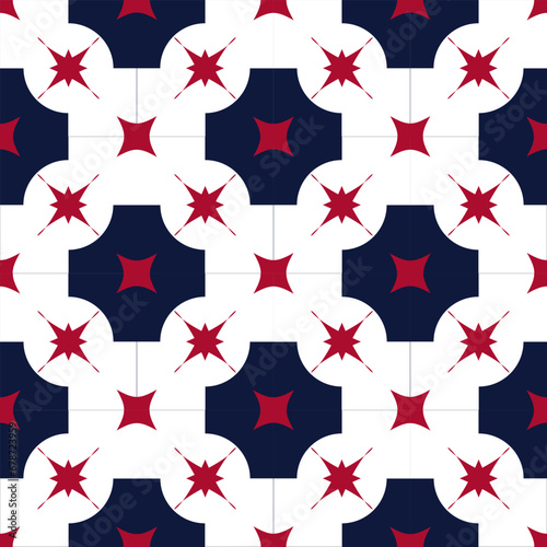 Star Vector pattern. Modern stylish abstract texture. Repeating geometric shapes from striped elements