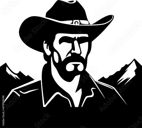 Western - High Quality Vector Logo - Vector illustration ideal for T-shirt graphic