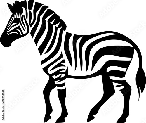 Zebra - High Quality Vector Logo - Vector illustration ideal for T-shirt graphic