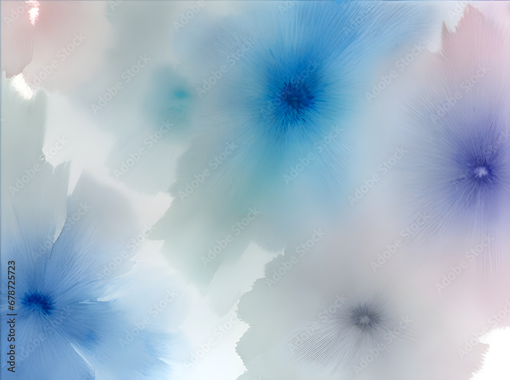 Naklejka premium Detailed crystal background watercolours neutral highquality symmetrical