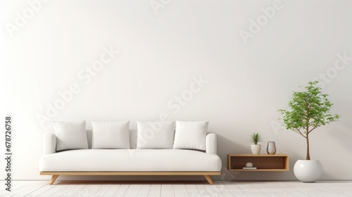 Minimalist Tranquility A Minimalist in a Zen-Like White Room