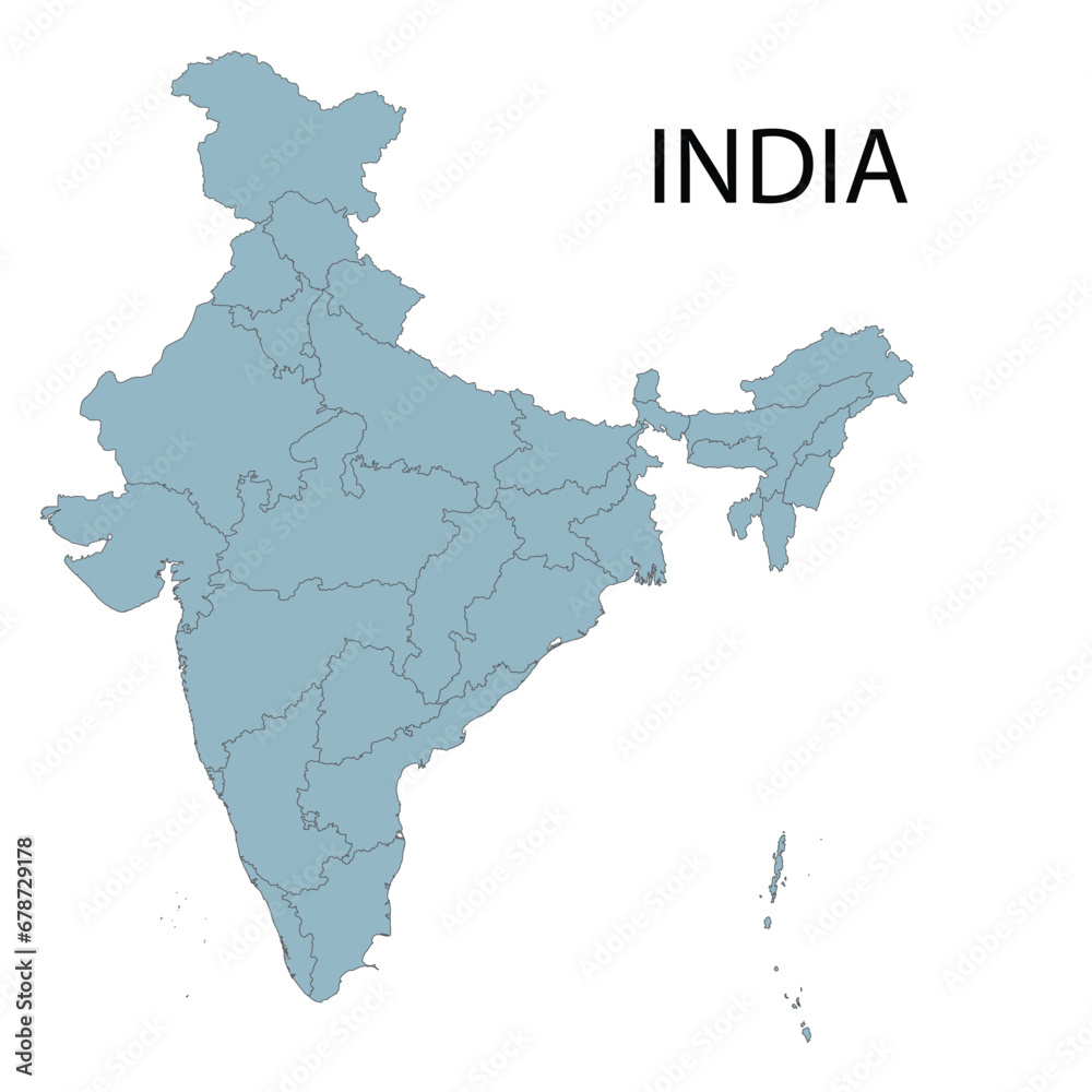 country map india