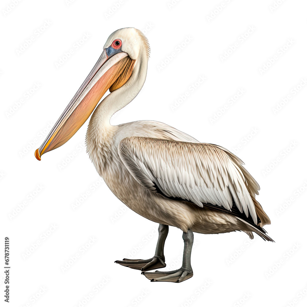 Pelican Bird Isolated Pelican Bird Isolated
