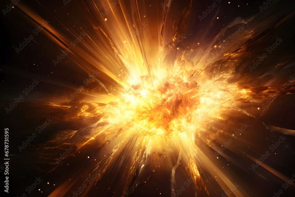 Scene of sun explosion,bright illumination, supernova, sci-fi concept. Scene of sun explosion,bright illumination, supernova, sci-fi concept.