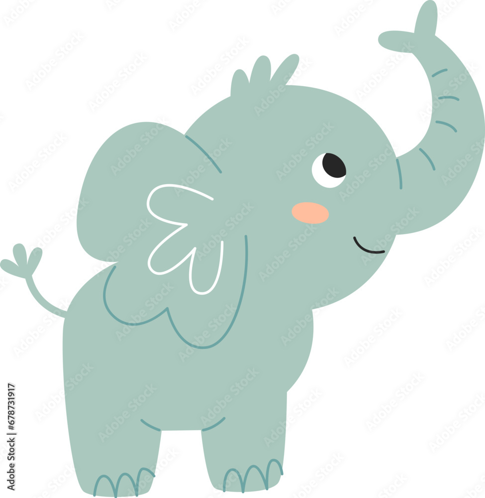 Elephant Baby Cartoon