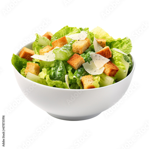 caesar salad,isolated on white and transparent background