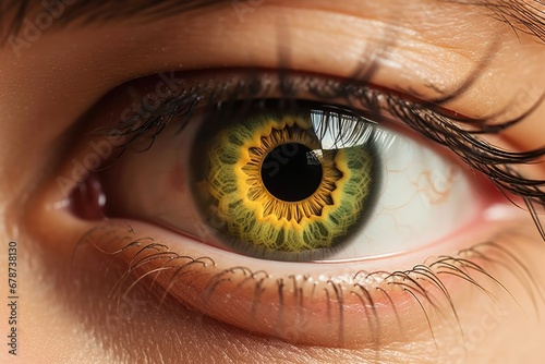 Woman vision iris close young eyeball macro beauty human skin eye closeup female face