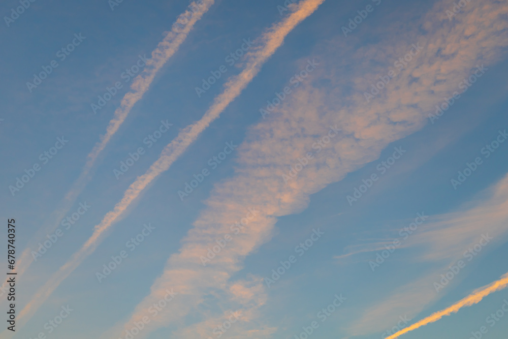 Sky with dramatic clouds. Blue and color variant for changing the sky in the photo. Sky with dramatic clouds. Blue and color variant for changing the sky in the photo.