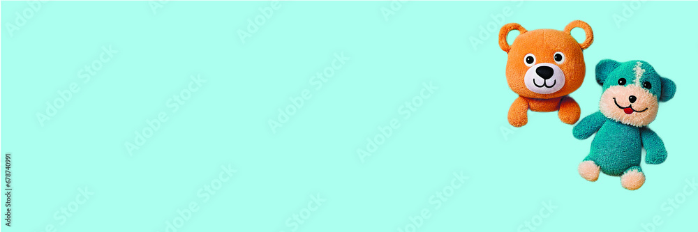 Obraz premium background for caping, soft toys