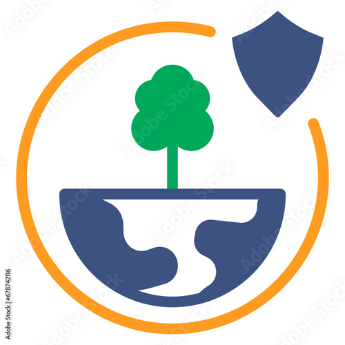 ozone layer color style icon