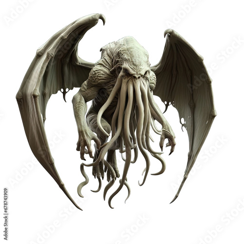 Cthulhu isolated on white