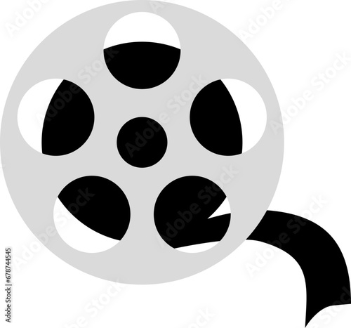 Film reel illustration