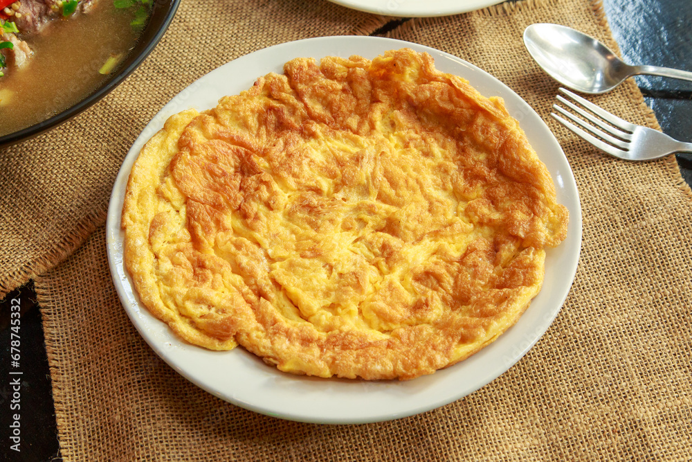 omelette with egg white only