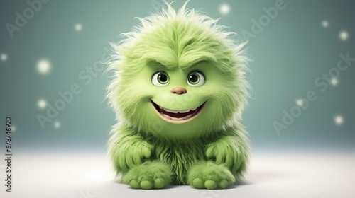  a green furry creature with big eyes and a griny griny griny griny griny griny griny griny griny griny griny griny griny griny griny griny griny griny griny griny griny griny griny grin.