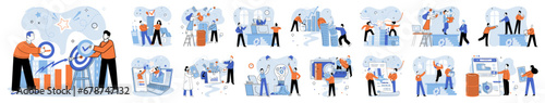 Partnership. Vector illustration. Community and connection strengthen collaborative endeavors Friendship and trust underpin successful partnerships and collaborations Finding innovative solutions
