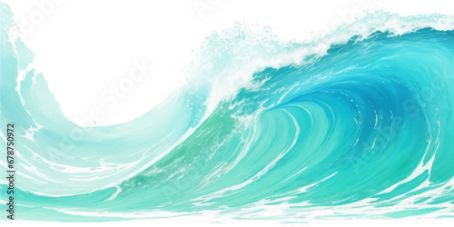 Transparent abstract soft blue and green abstract water color ocean wave texture background. Banner Graphic Resource as background for ocean wave and water wave abstract graphics 