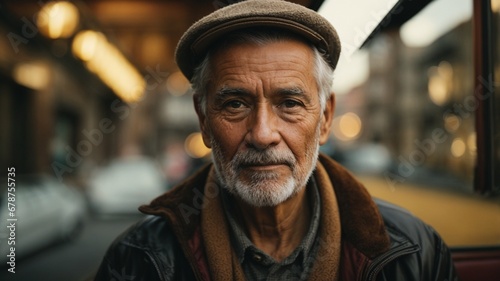 photo of an good looking old man © kenpaul