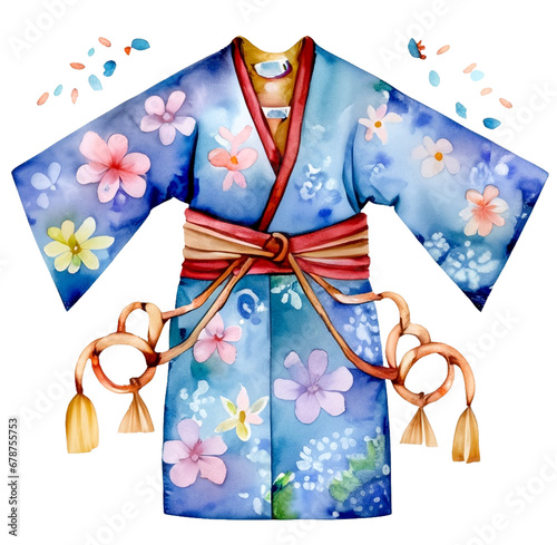 Strój kimono ilustracja photo