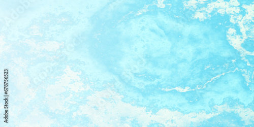 sunny sky blue light watercolor background. Aquarelle painting brush effect card paper textured canvas cloudy smoke space for text, entertaining card, template. aquamarine color graphics illustration