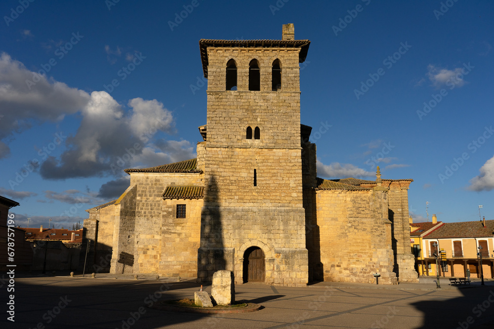 Fototapeta premium San Pedro church in Fromista, Palencia, Castilla León, Spain.
