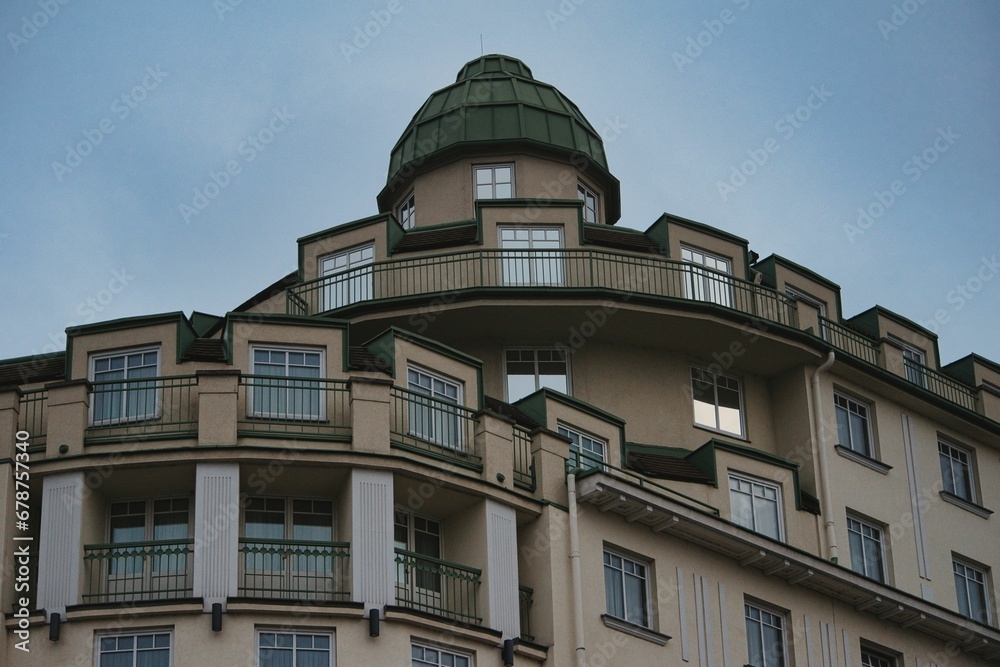 View of an apartment building in vienna