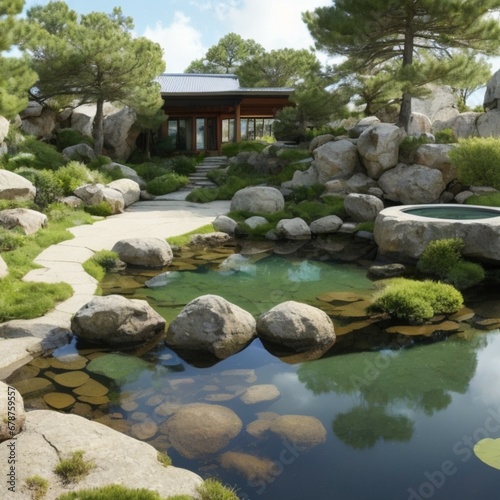 japanese garden pond