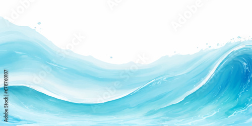 Transparent abstract soft blue and white abstract water color ocean wave texture background. Banner Graphic Resource as background for ocean wave and water wave abstract graphics	