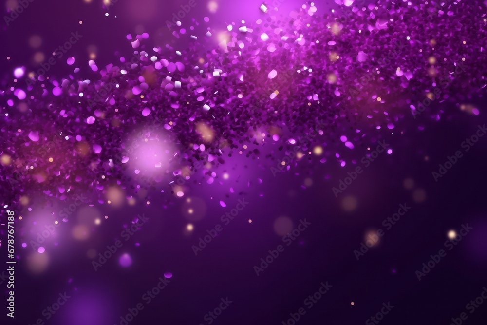 Bright abstract violet background with glitter. Generative AI Bright abstract violet background with glitter. Generative AI