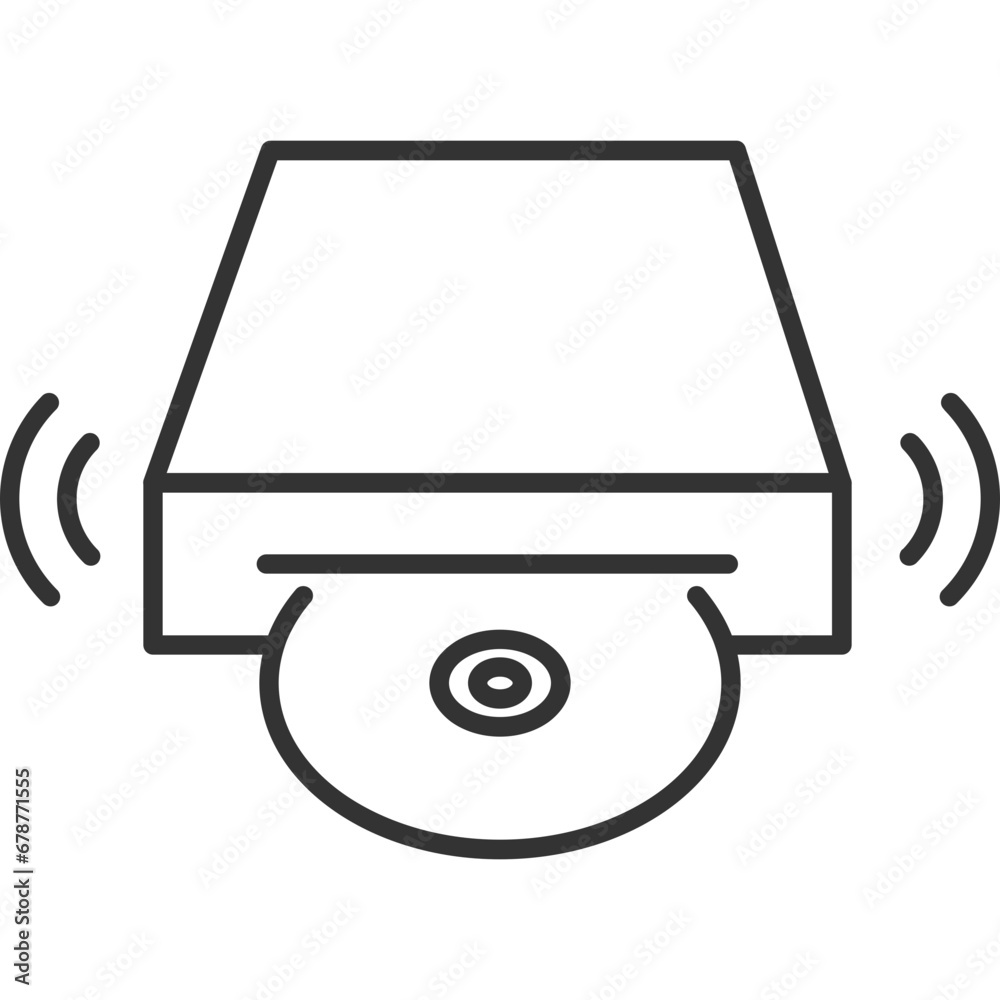 Audio Video Line Icon Audio Video Line Icon