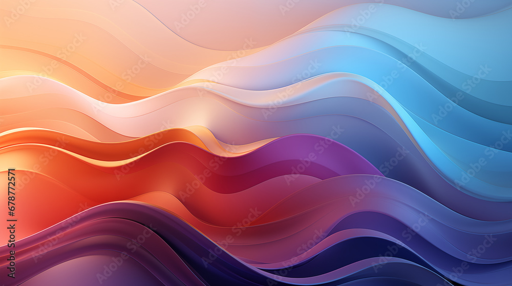abstract background with smooth lines
