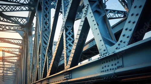 Large bridge over the river