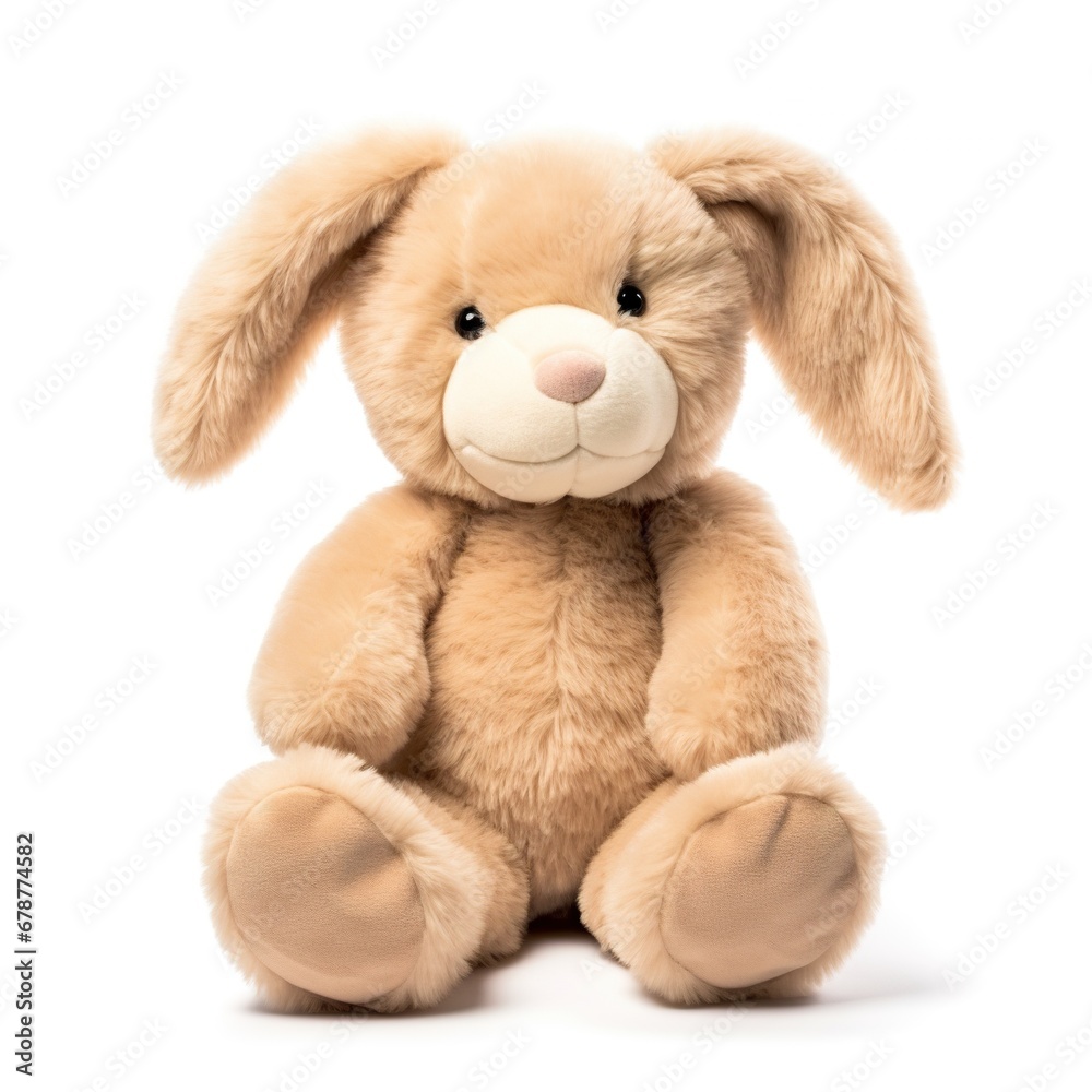 A plush rabbit brings Easter joy A plush rabbit brings Easter joy