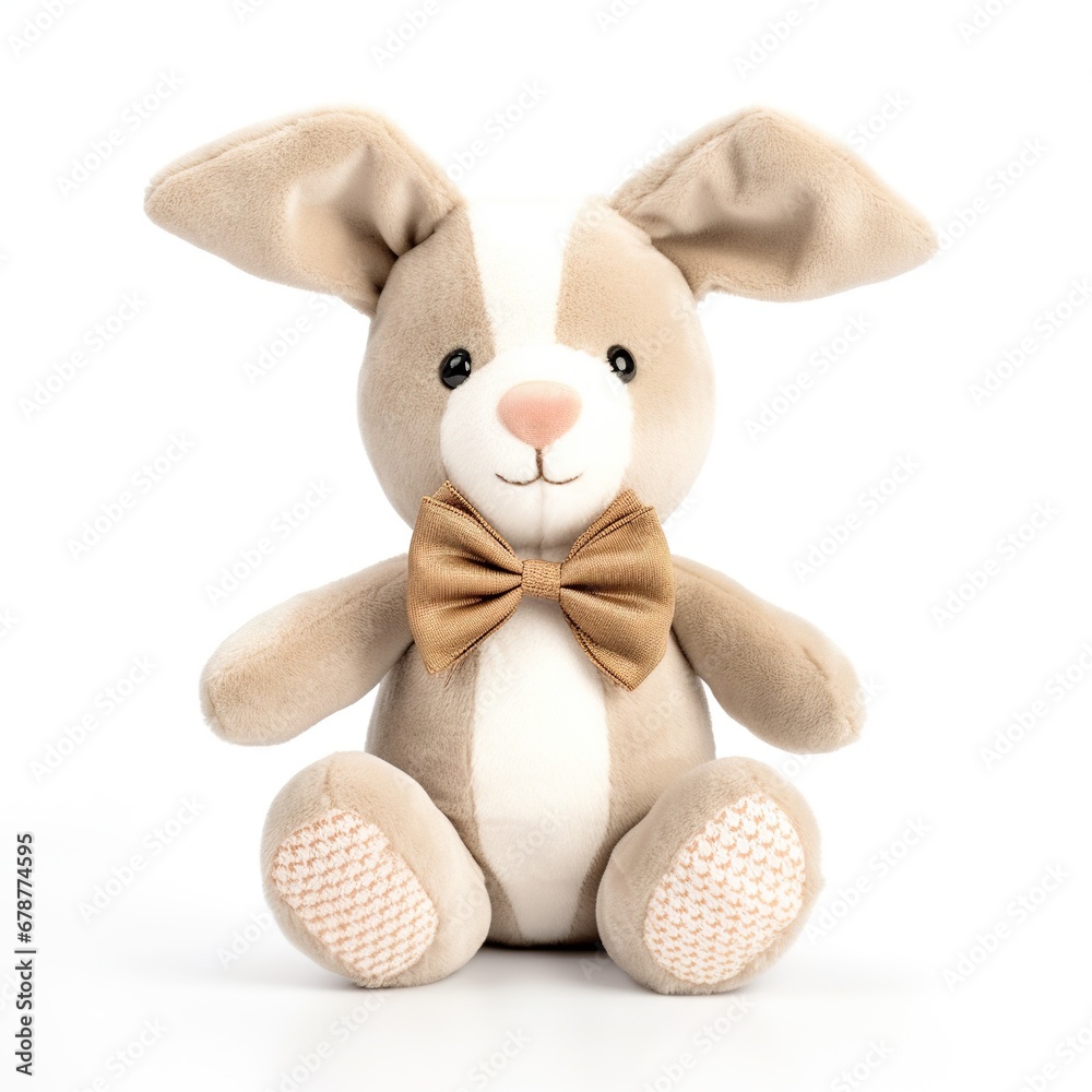 Obraz premium A plush rabbit brings Easter joy