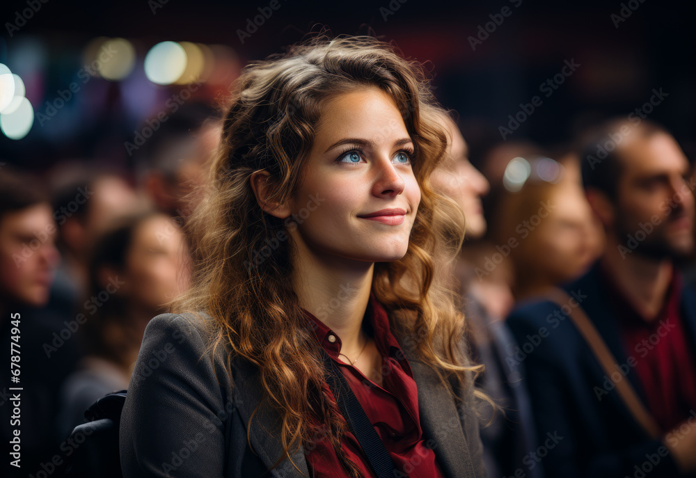 The Captivating Woman Who Holds the Attention of the Enthralled Crowd
