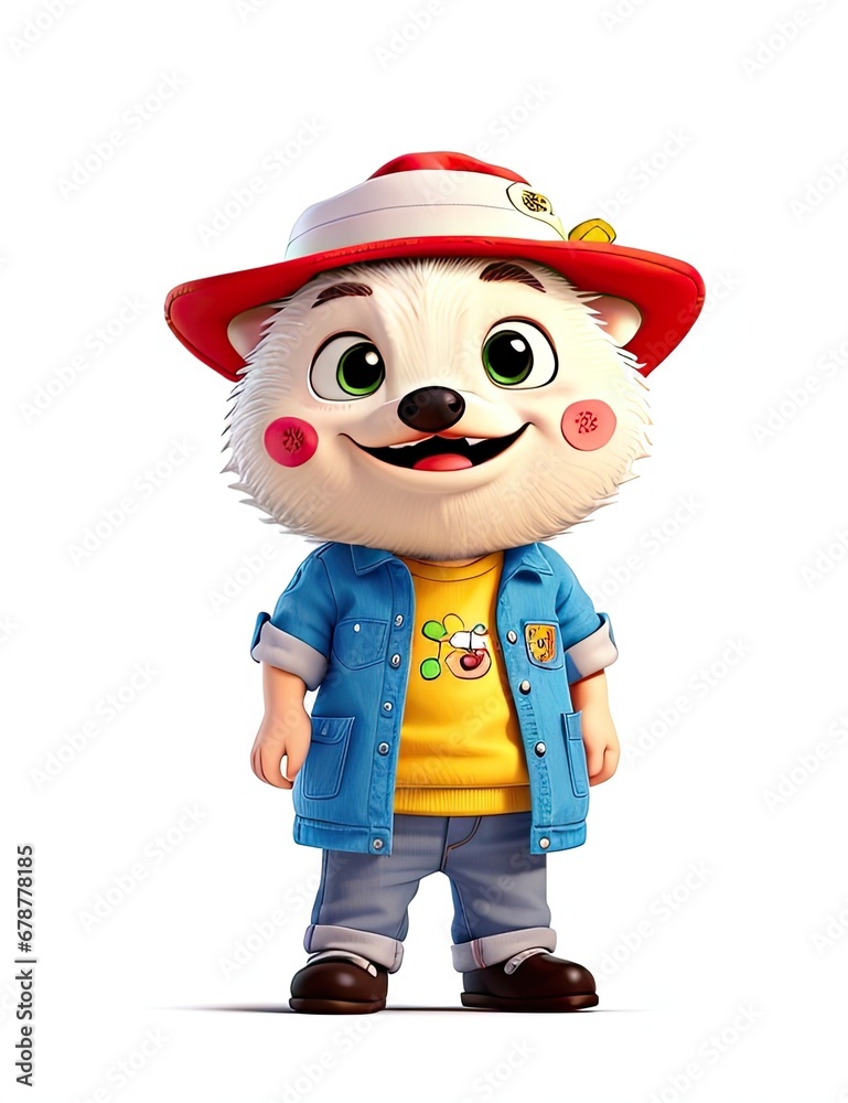 3d rendered illustration of a little boy with a white bear costume
3d rendered illustration of a little boy with a white bear costume