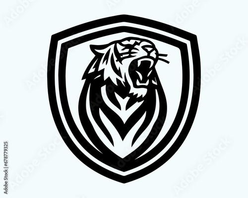 animal  black  brand  business  company  creative  graphic  lion  logo  logo template  minimalist  modern  professional  simple  tiger  unique  wild  yellow