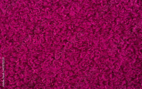 Abstract magenta fur background. Fur texture