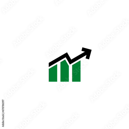 Market Trends icon isolated on white background 