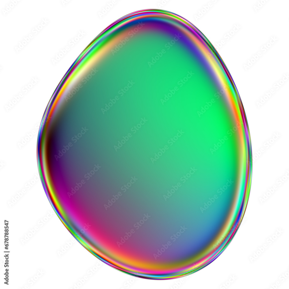 Iridescent blob shape. Abstract multicolor design element isolated on a transparent background. Iridescent blob shape. Abstract multicolor design element isolated on a transparent background.