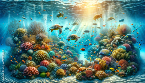 Underwater Wonders - Coral Reef Ecosystem
