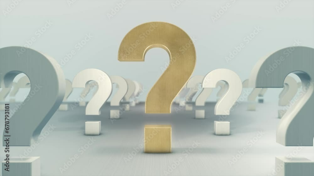 Zoom in The Question Mark Shining In The Midst of Question Marks Zoom in The Question Mark Shining In The Midst of Question Marks