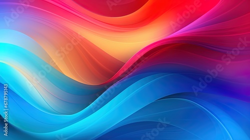Iridescent Colors and Refractive Effects Enhance Background, Forming a Bright, Colorful Abstracti