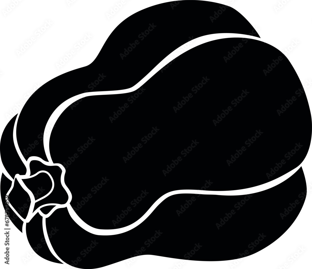 Pumpkin silhouette vegetable food - vector silhouette for logo or pictogram. Pumpkin autumn fruit for stencil, sign or icon Pumpkin silhouette vegetable food - vector silhouette for logo or pictogram. Pumpkin autumn fruit for stencil, sign or icon