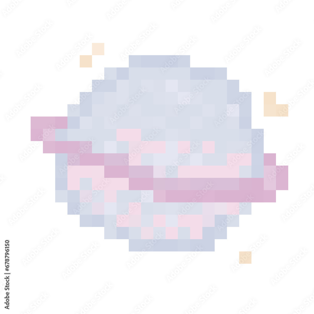 pixel art cute planet illustration pixel art cute planet illustration