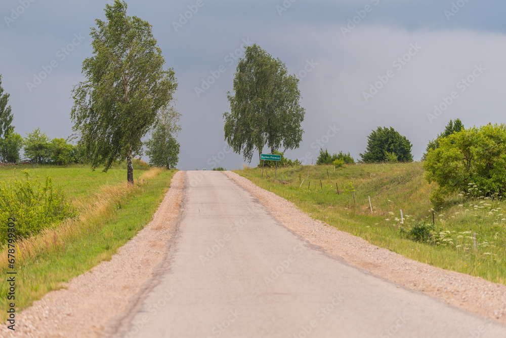 Fototapeta premium country road in region
