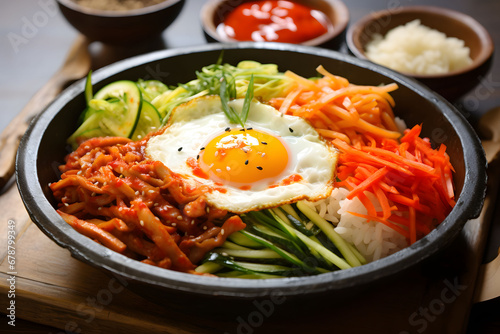 Kimchi bibimbap