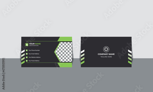 Business Card Design Vector And AI File.