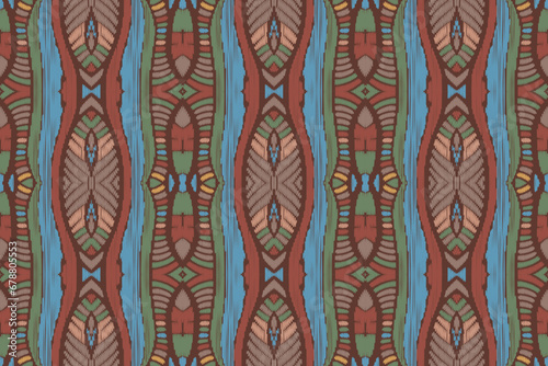 American ethnic native pattern.Traditional Navajo,Aztec,Apache,Southwest and Mexican style fabric pattern.Abstract vector motifs pattern.Design for fabric,clothing,blanket,carpet,woven,wrap,decoration
